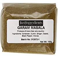 JustIngredients Essential Garam Masala - 5 Paquetes de 100 gr - Total: 500 gr
